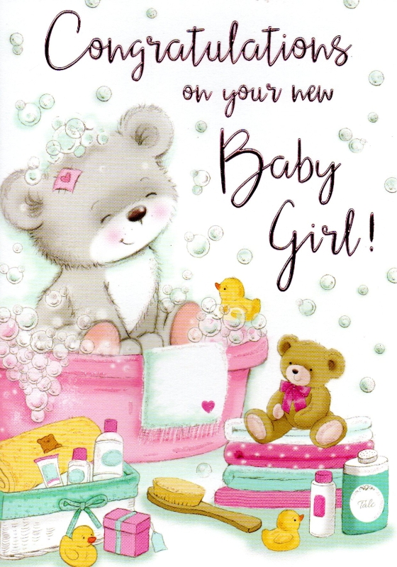 Baby Girl Greeting card