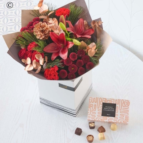 Christmas Bouquet with Chocolates