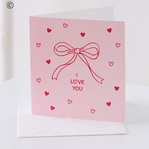 I Love You Greetings Card