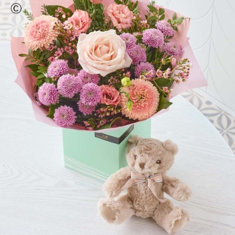 Pastels Petite Gift Box & Bear