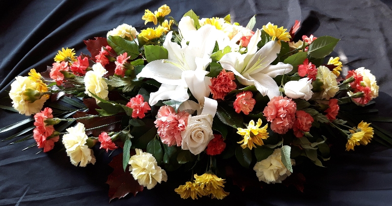 Florist Choice Coffin Spray 2ft.   4ft.