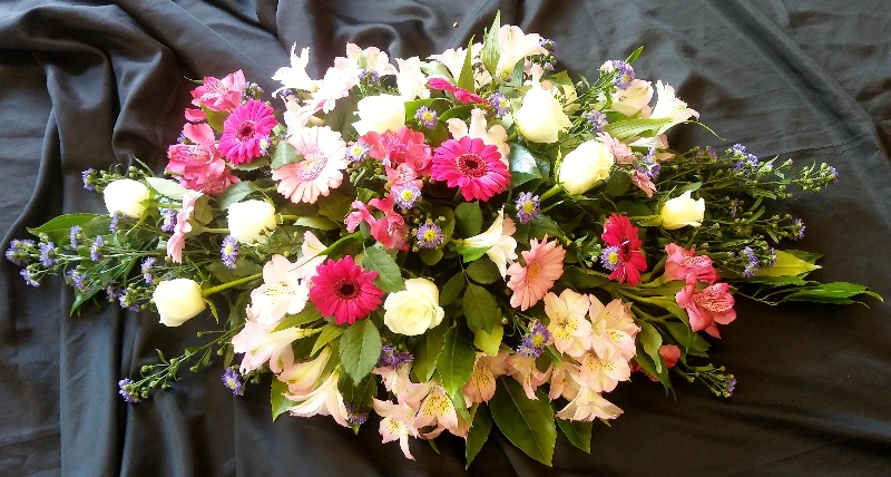 Florist Choice Coffin Spray 2ft.   4ft.