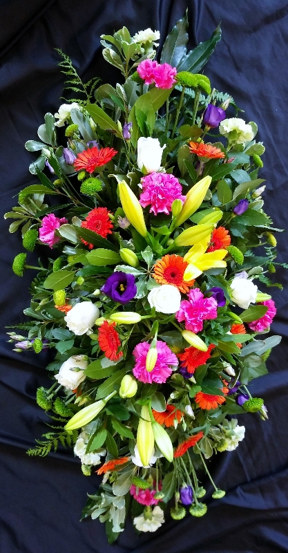 Florist Choice Coffin Spray 5ft.
