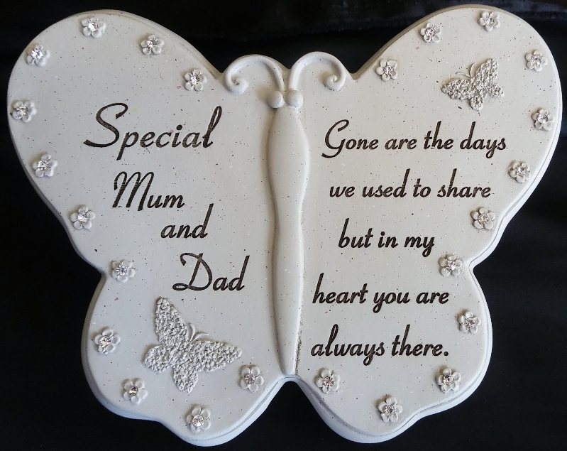 Gemmed Butterfly Plaques