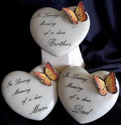Butterfly on Heart Plaque