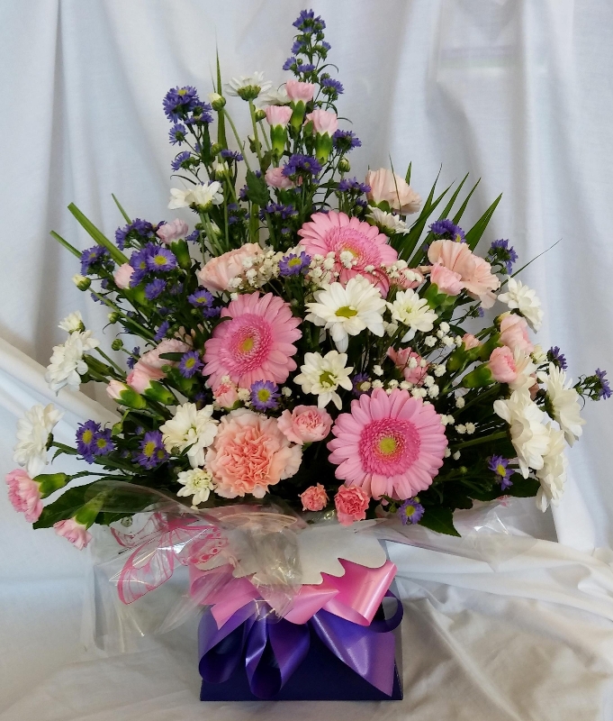 Florist Choice Sympathy Boxed Handtied