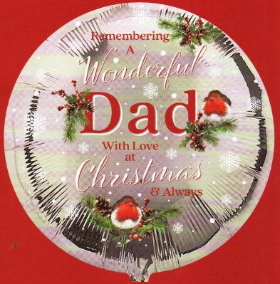 Robin or Poinsettia Memorial Balloons (various designs)