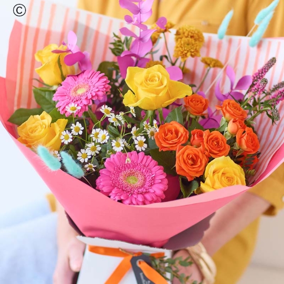 Summer Trending Yellow Rose Box