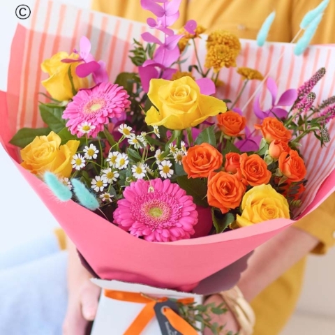 Summer Trending Yellow Rose Box
