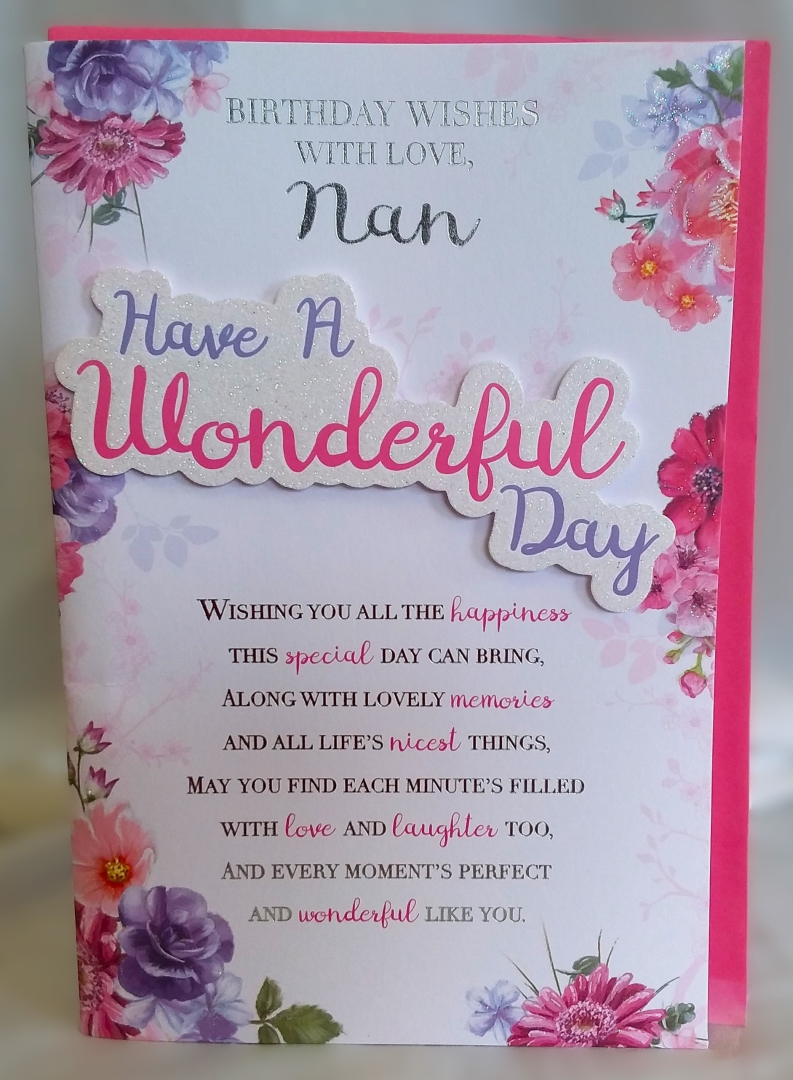 Special Nan Birthday Card