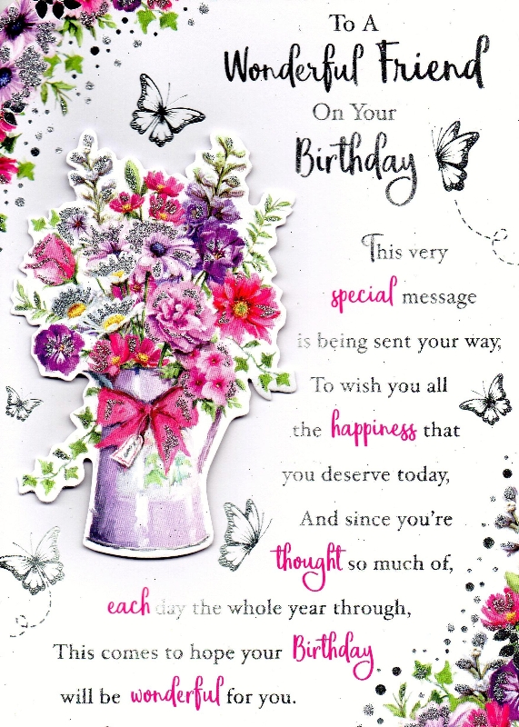 Birthday Cards For A Friend / Beautiful Best Friend Birthday Card ...