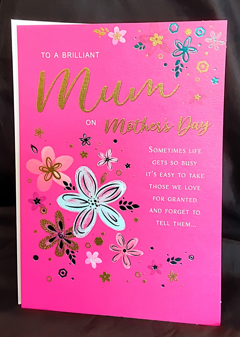 Brilliant Mum on Mother's Day card