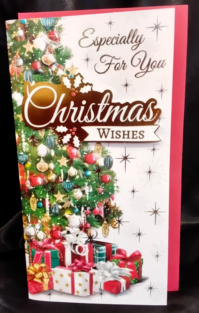 Christmas Basket, Balloon & Card