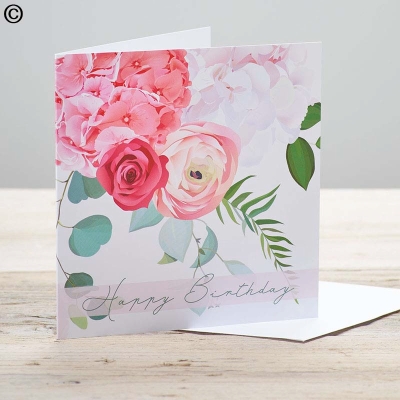 Happy Birthday Precious Petals Card