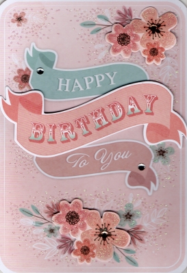 Happy Birthday To You card.