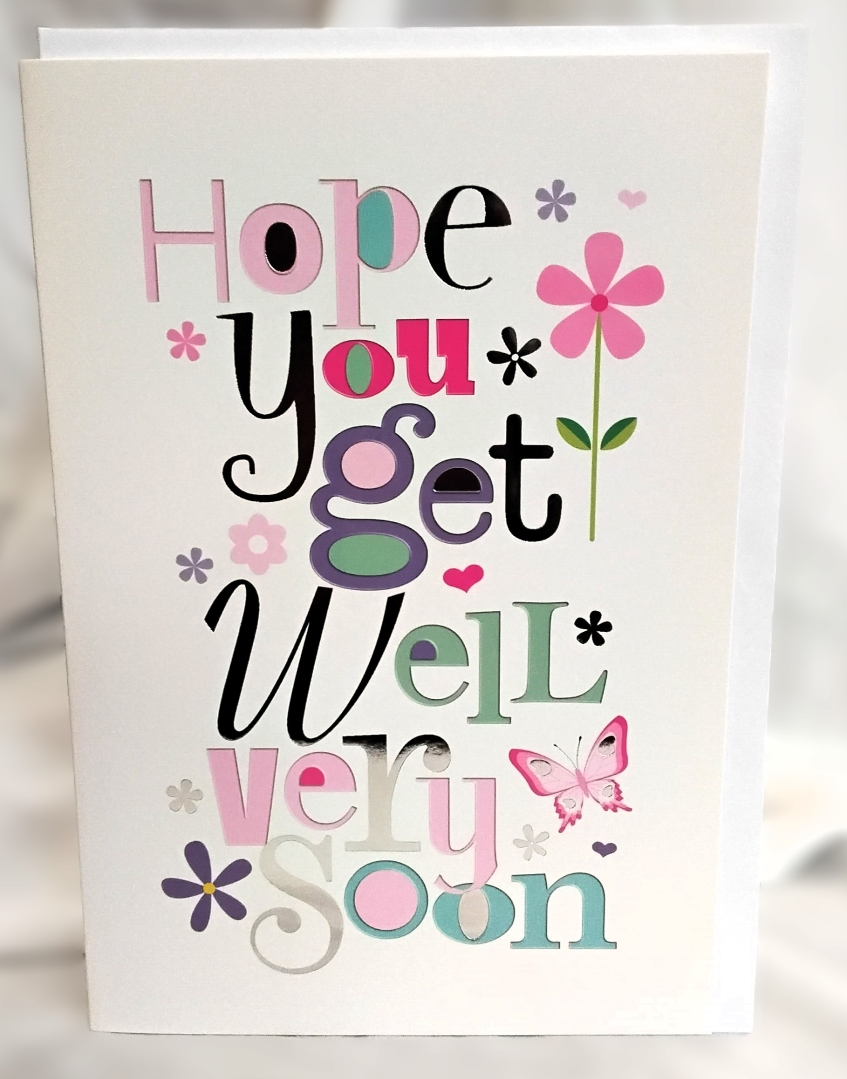 Hope You Get Well Very Soon card