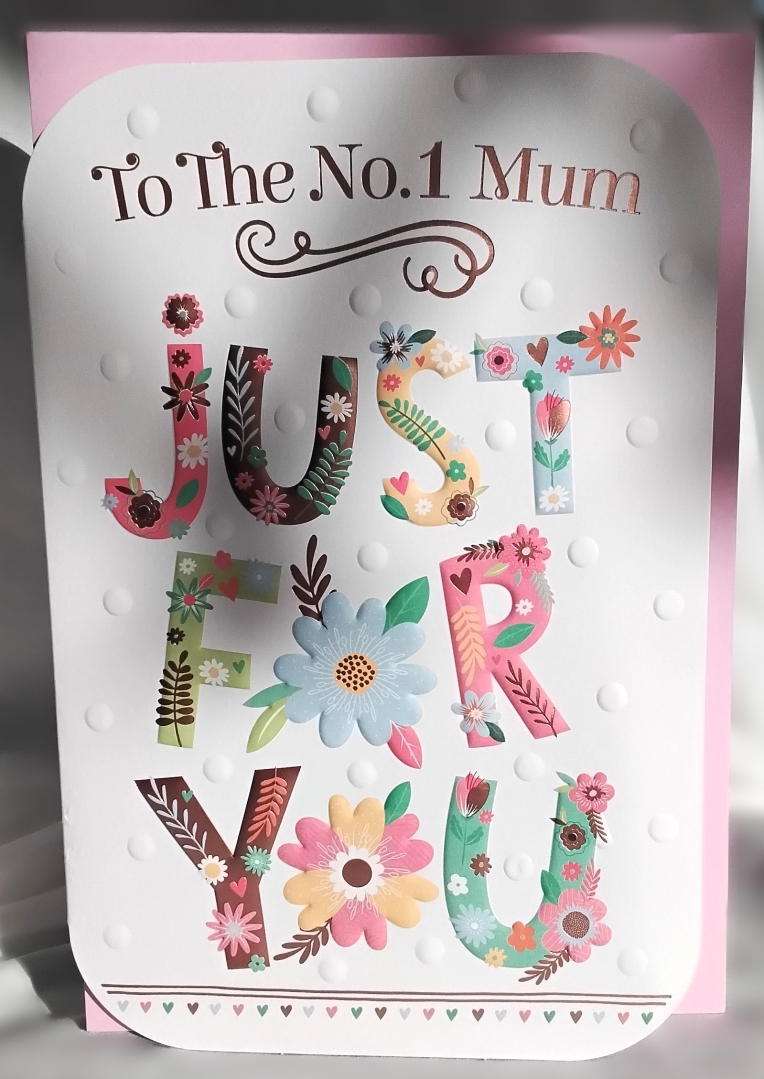 No. 1 Mum card