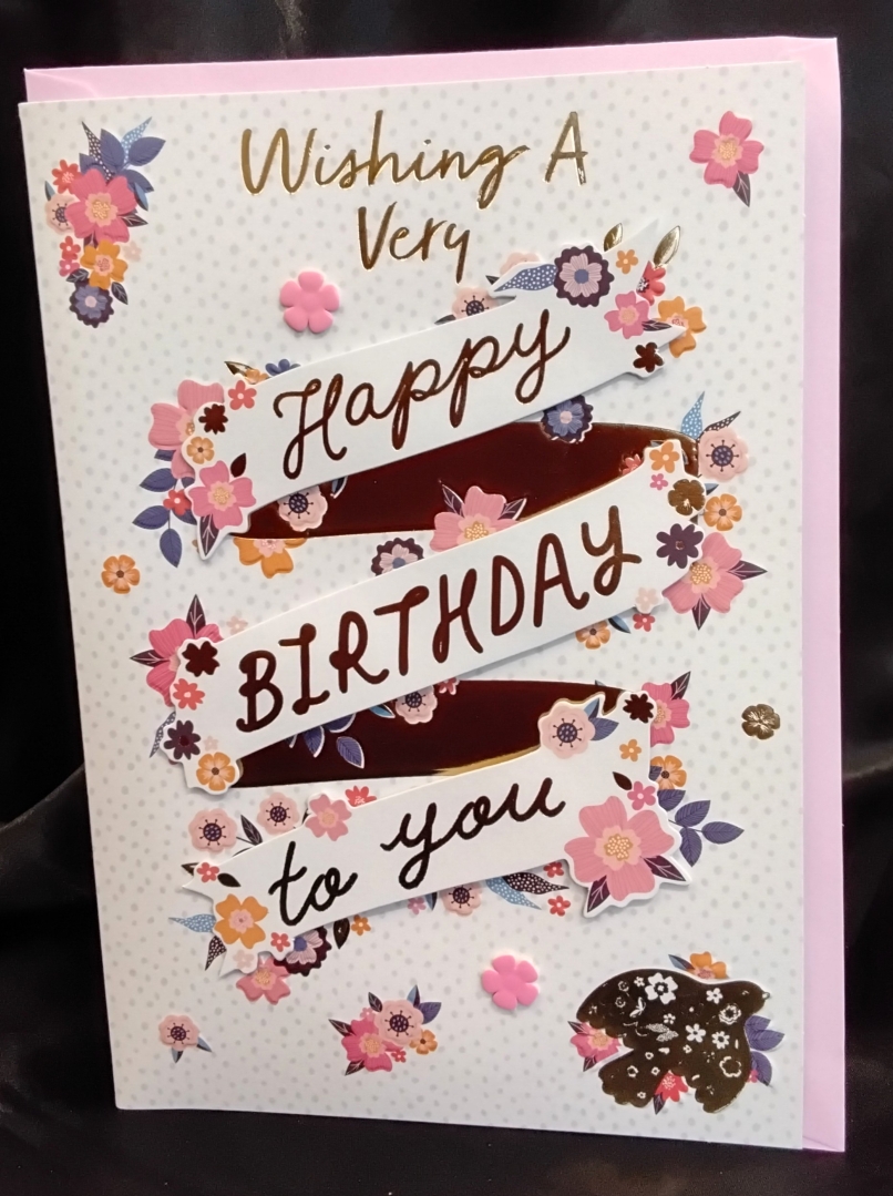 Wishing a Very Happy Birthday card