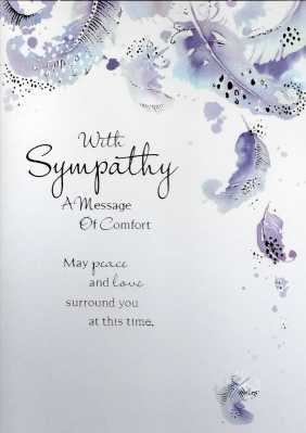 With Sympathy card