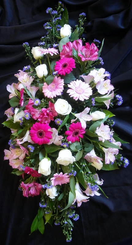 Florist Choice Coffin Spray 2ft.   4ft.