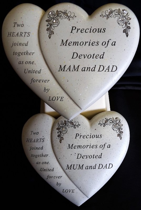 Double Heart Plaque