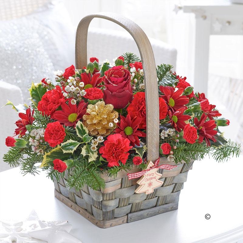 Christmas Florist Choice Basket