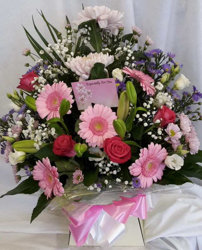 Mothers Day Florist Choice Boxed Handtied