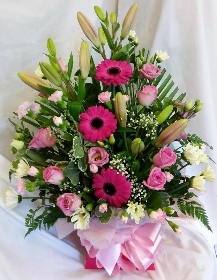 Florist Choice Sympathy Boxed Handtied (Larger size)