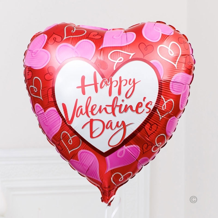 Valentine Florist Choice Tie & Balloon