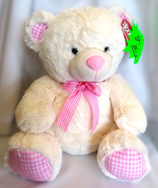 White Gingham Bear