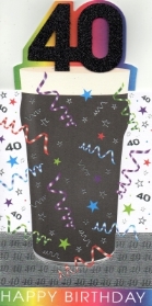 40 Happy Birthday card