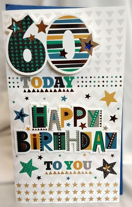 60th Birthday card