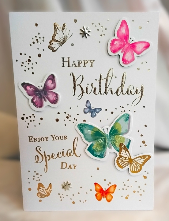 Butterfly Birthday card