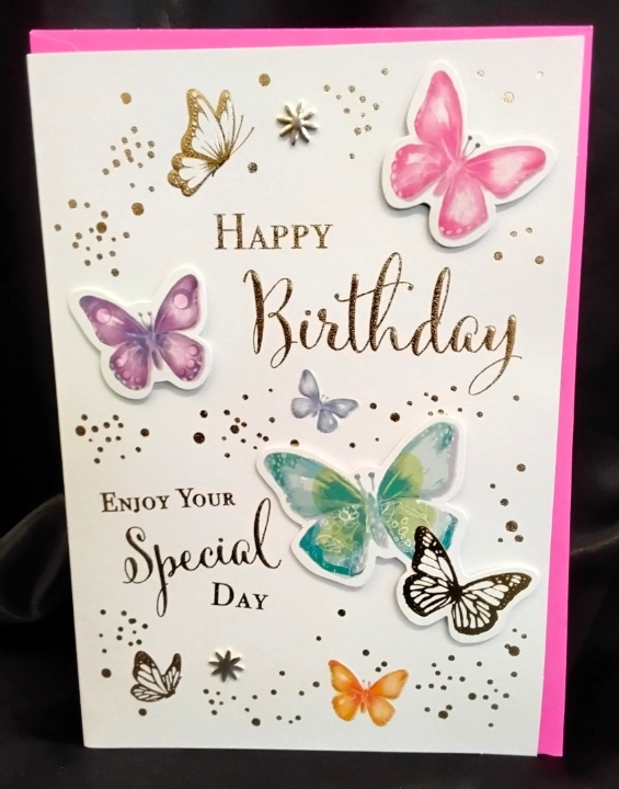 Butterfly Happy Birthday card