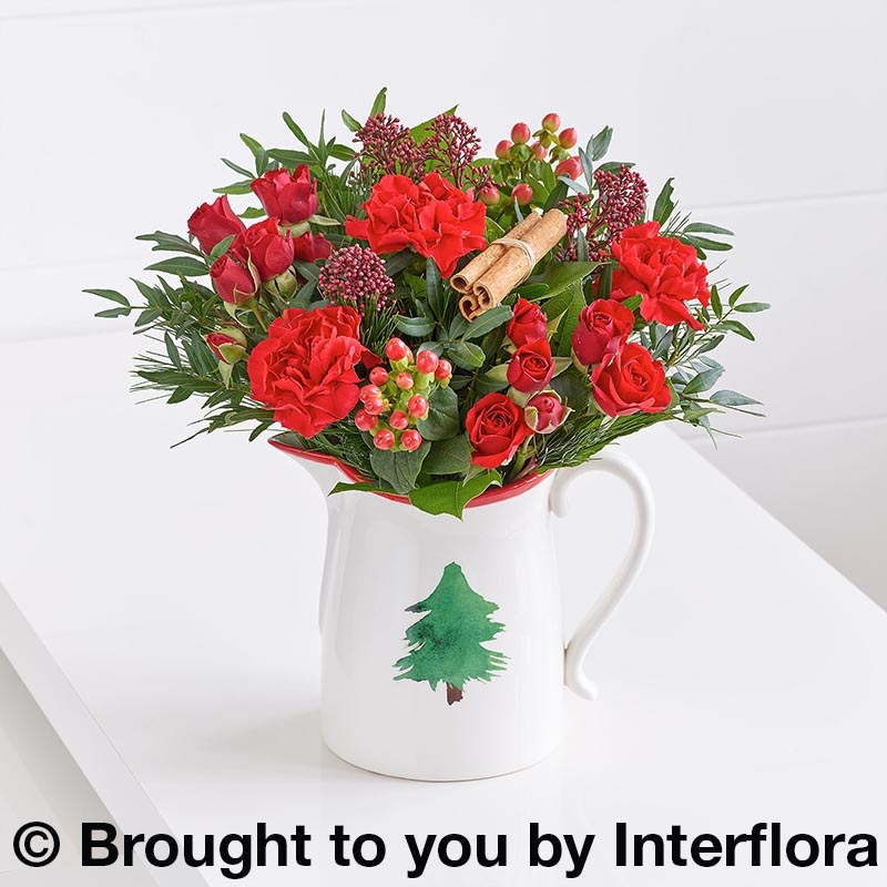 Christmas Florist Choice Jug