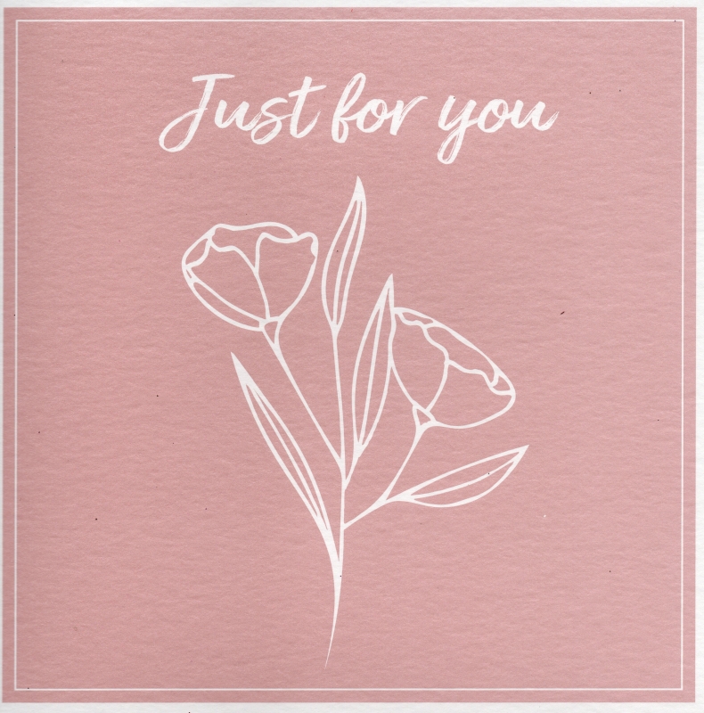 Just For You card