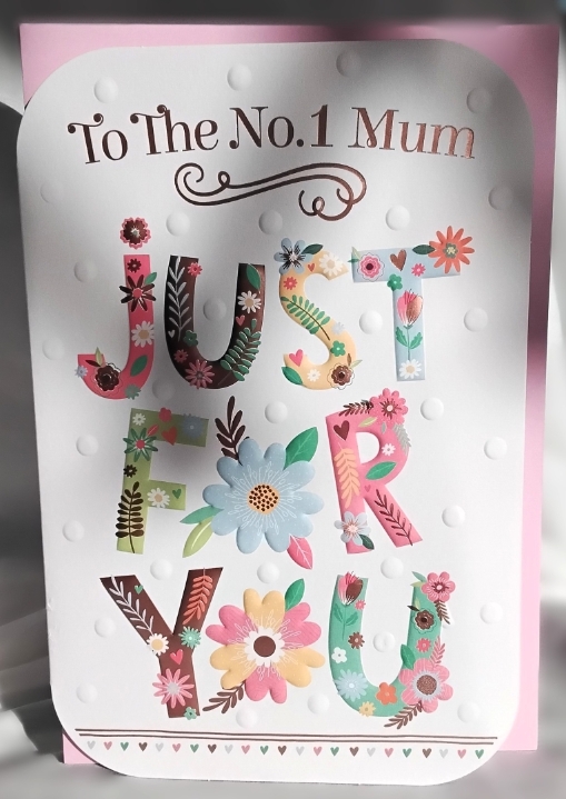 No. 1 Mum card