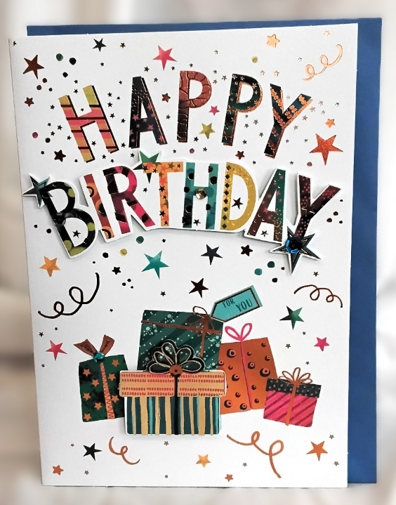 Presents Birthday card