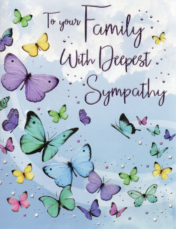 To Your Family Sympathy card