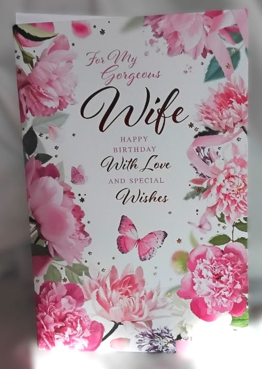 Wife Birthday card