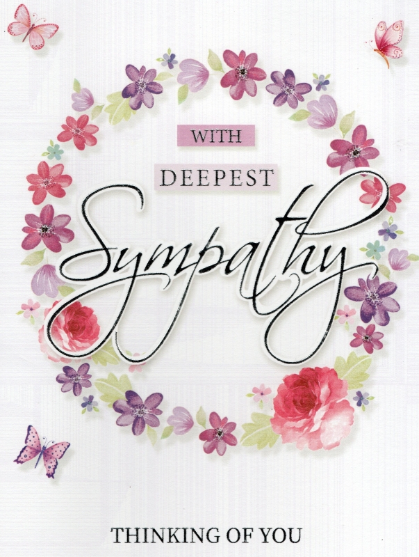 With Deepest Sympathy, Thinking of You card