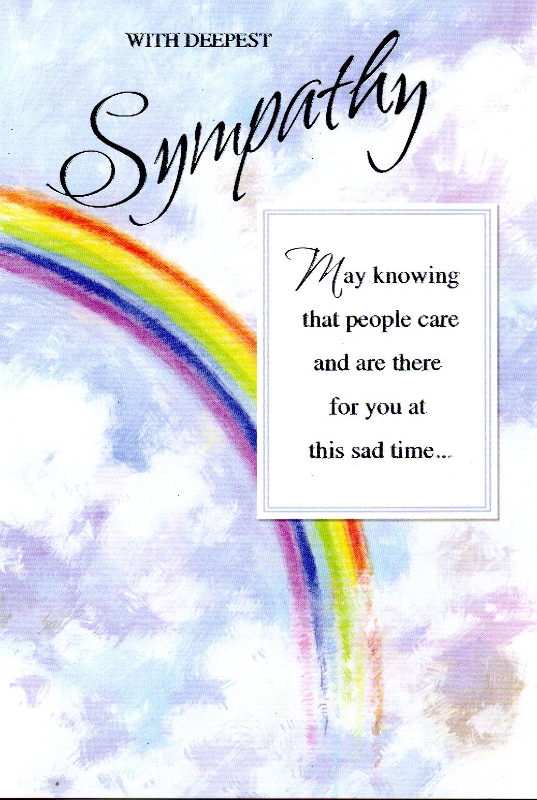 With Deepest Sympathy Greetings card